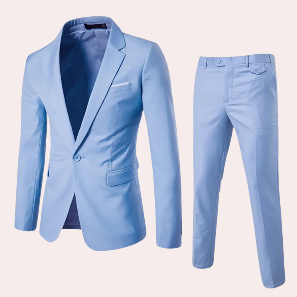 Variant image for Costume Homme Mariage Slim Fit avec Blazer et Pantalon - Élégant et Confortable pour Occasions Formelles-13