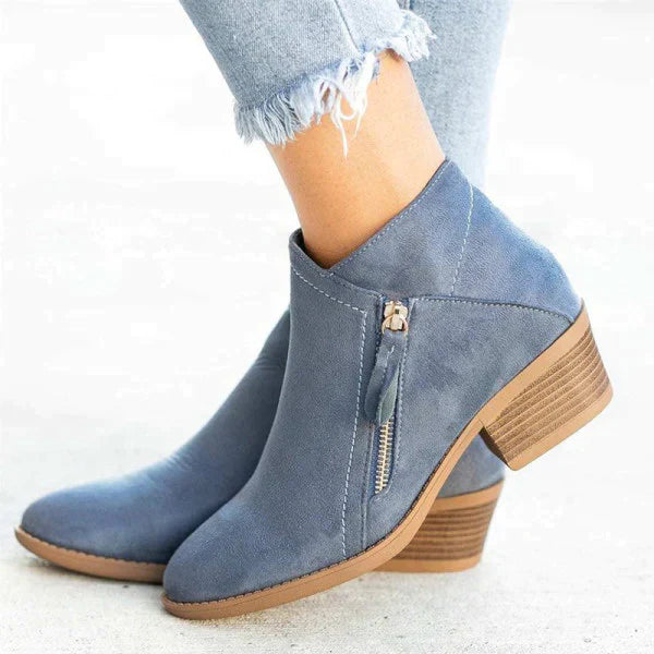 Bottes Orthopédiques en Cuir pour Femmes avec Soutien Optimal et Fermeture Éclair – Confort Élégant pour Toutes Saisons-3