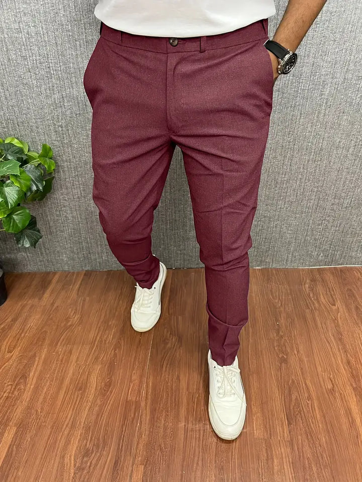 Variant image for Pantalon Chino Homme Confortable en Tissu Respirant – Ajustement Moderne et Élégant, Idéal pour Toutes Occasions-49