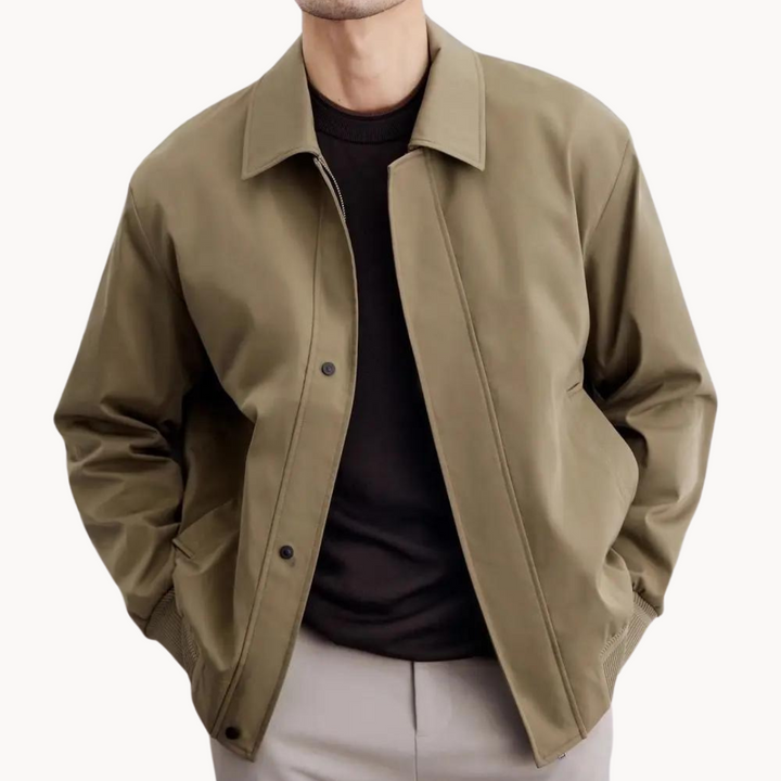 Veste en Polyester de Haute Qualité, Ajustement Sur Mesure – Kaki, Noir et Gris Foncé, Idéale pour Toutes les Occasions-1