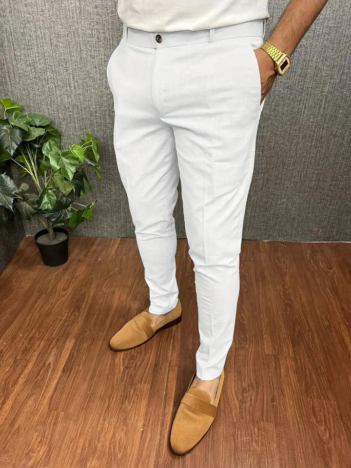 Variant image for Pantalon Chino Homme Confortable en Tissu Respirant – Ajustement Moderne et Élégant, Idéal pour Toutes Occasions-33