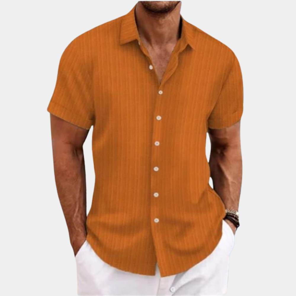Chemise Homme – Manches Courtes, Chic et Confortable