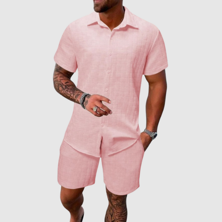 Ensemble Été Homme – Chemise et Short Confortables