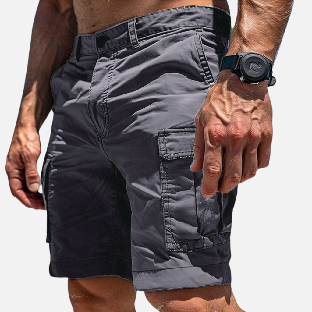 Short Cargo Homme - Confortable Respirant Poches Pratiques