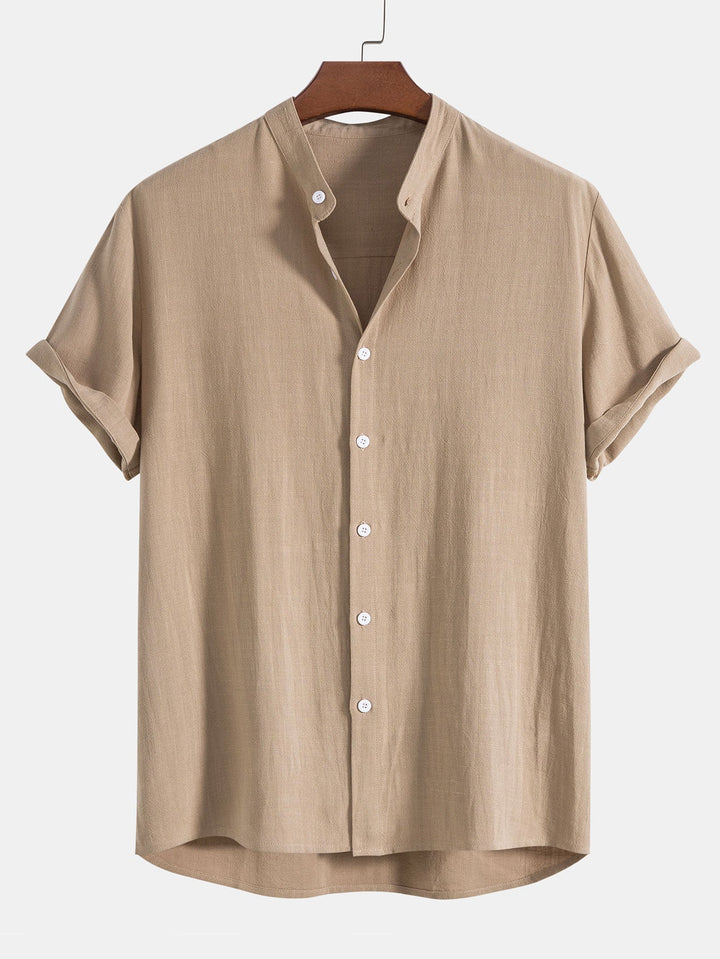 Ensemble d’Été Homme – Chemise et Pantalon Léger en Lin Assortis