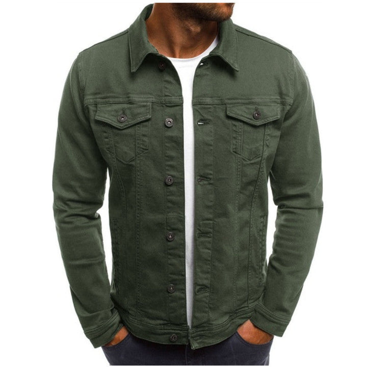 Veste en Jean Homme Décontractée en Denim Bleu – Confort Optimal et Style Unique, Tailles M à 3XL-1
