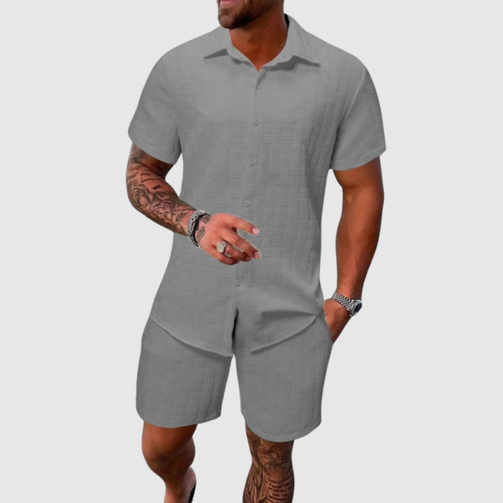 Ensemble Été Homme – Chemise et Short Confortables