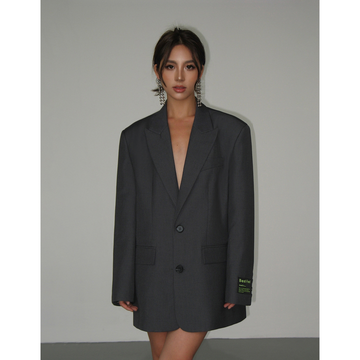 Blazer Femme Oversize – Tissu de Haute Qualité et Confort
