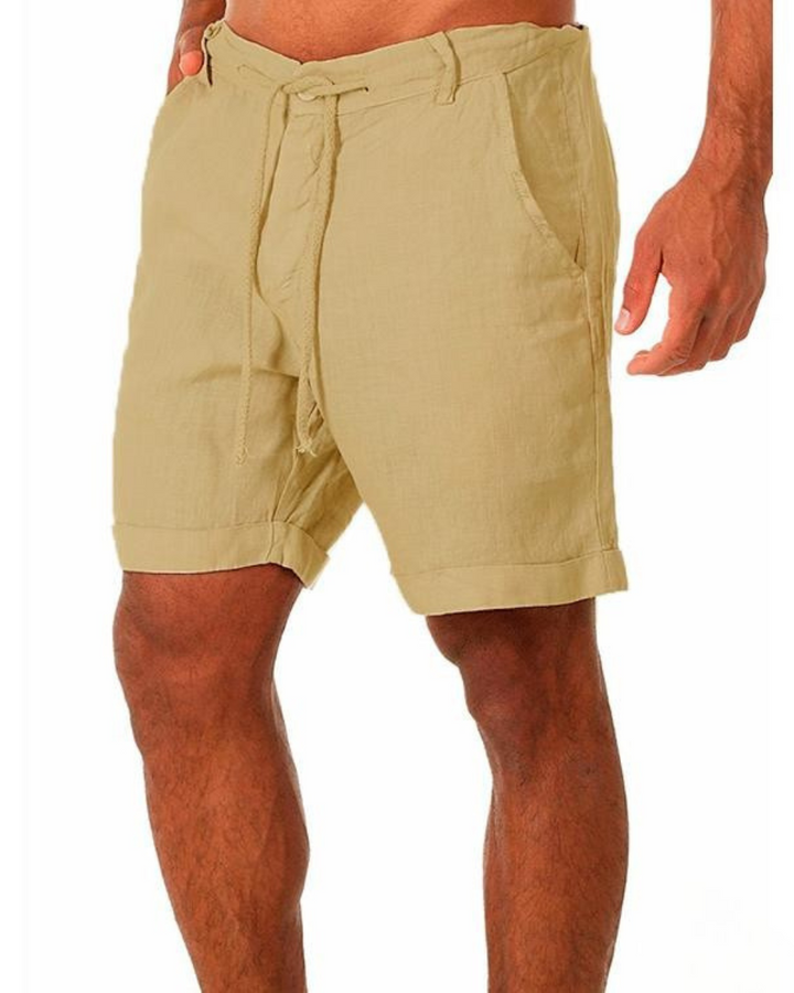 Short Homme - Lin Décontracté Confort Été Plage