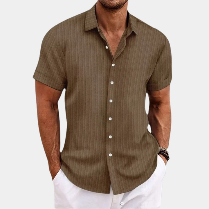 Chemise Homme – Manches Courtes, Chic et Confortable