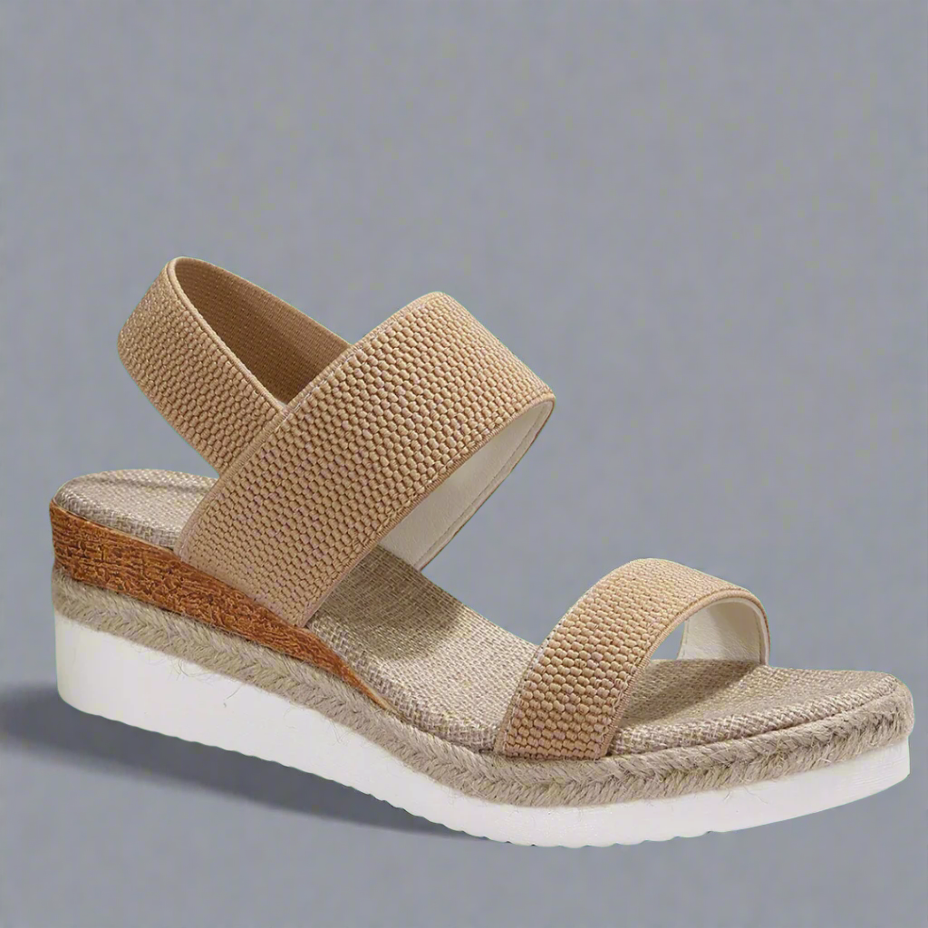 Sandales Orthopédiques Femme Amelia en Cuir Synthétique, Confort et Élégance, Semelle Antidérapante, Tailles 36 à 42 5
