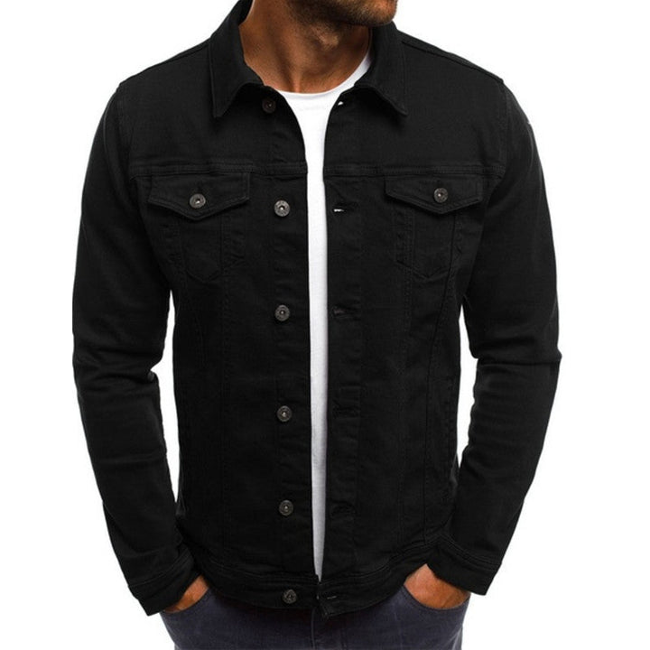 Veste en Jean Homme Décontractée en Denim Bleu – Confort Optimal et Style Unique, Tailles M à 3XL-4