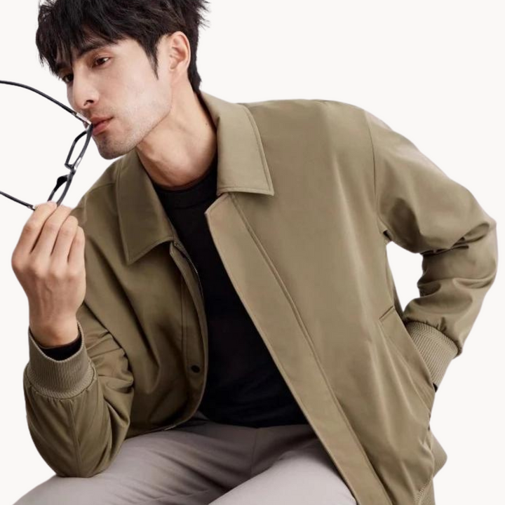 Veste en Polyester de Haute Qualité, Ajustement Sur Mesure – Kaki, Noir et Gris Foncé, Idéale pour Toutes les Occasions-6