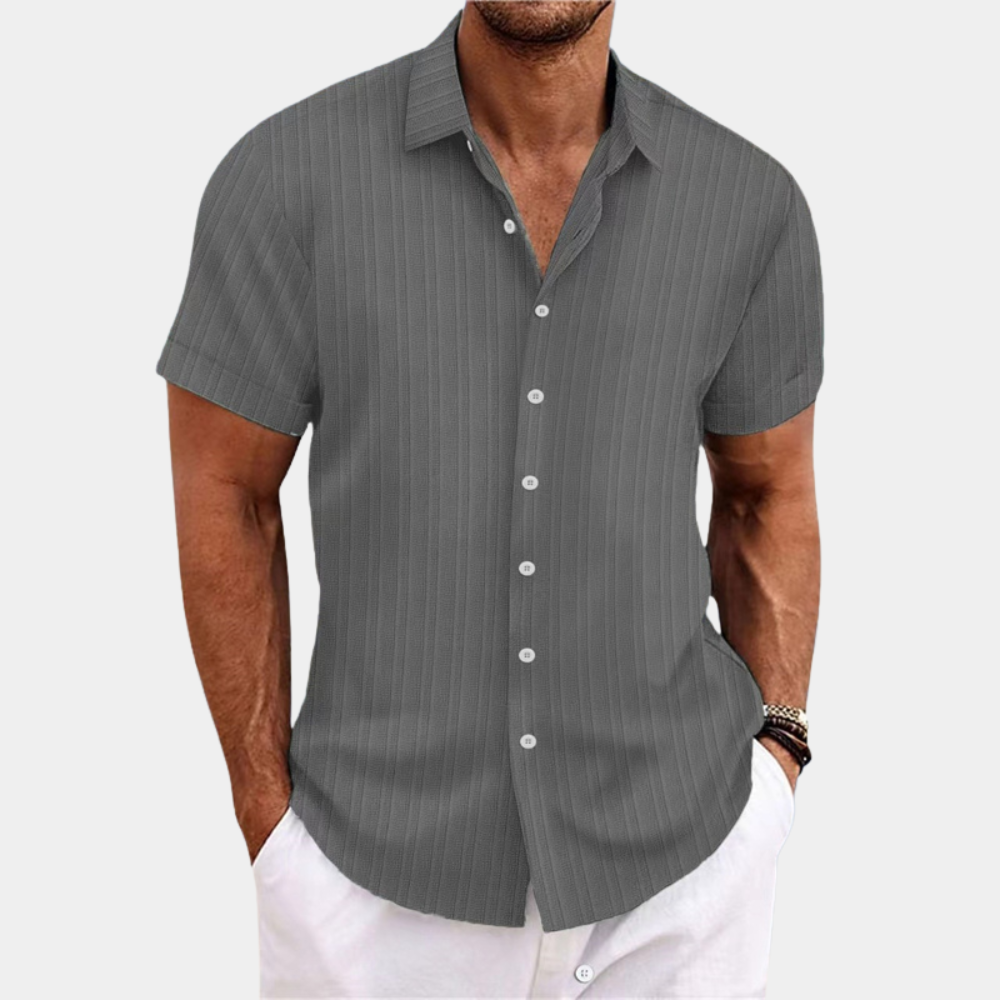 Chemise Homme – Manches Courtes, Chic et Confortable