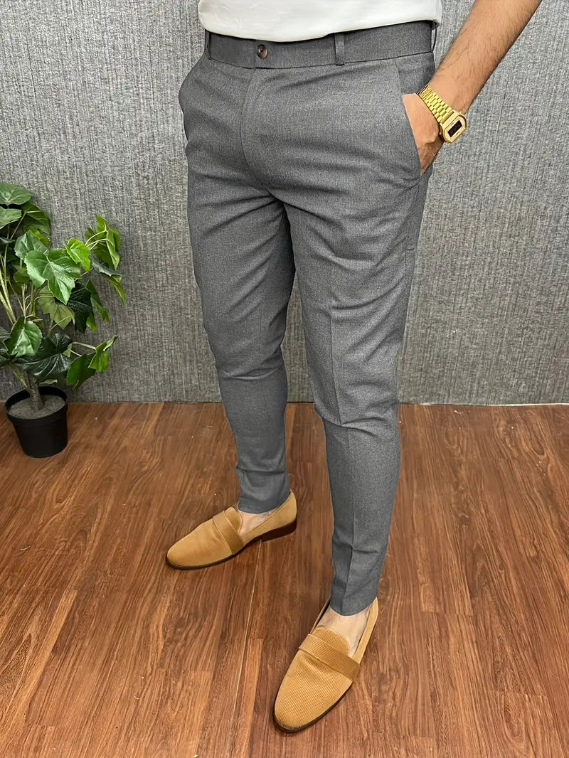 Variant image for Pantalon Chino Homme Confortable en Tissu Respirant – Ajustement Moderne et Élégant, Idéal pour Toutes Occasions-9