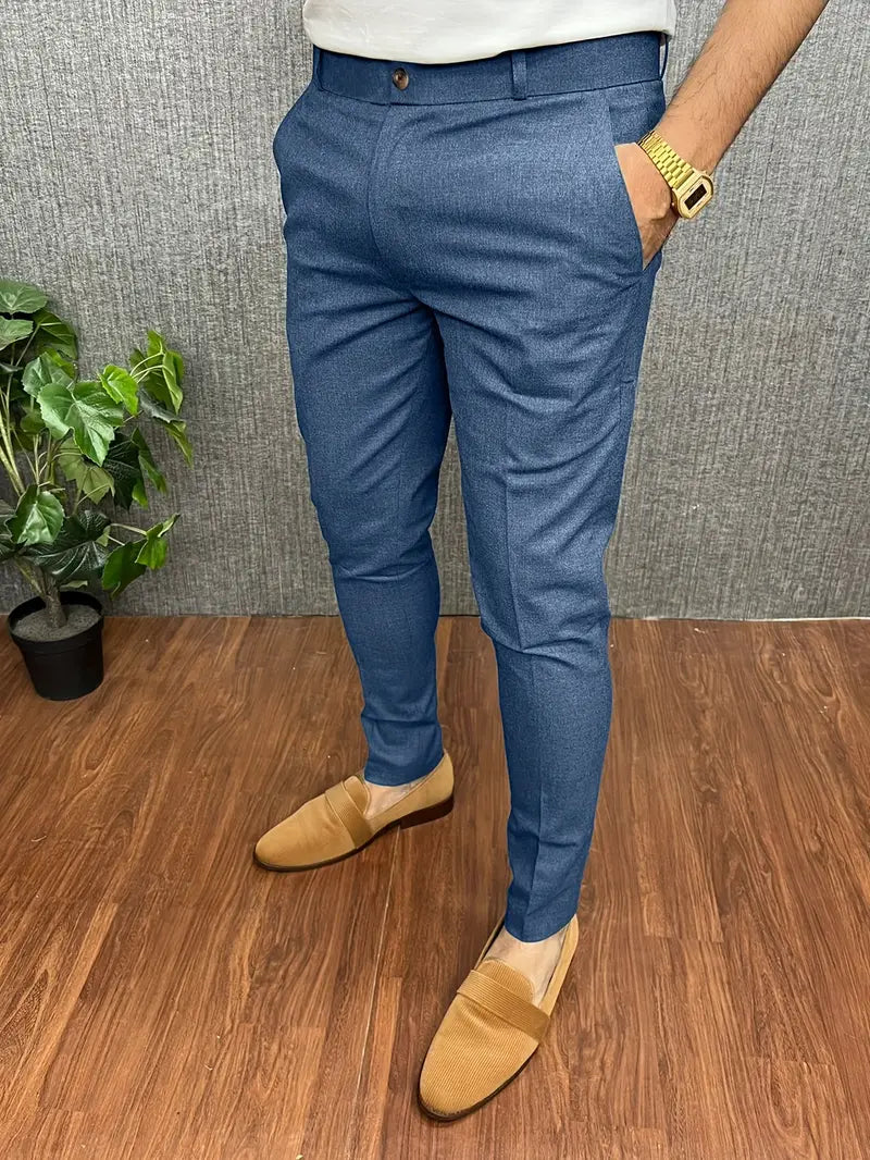Variant image for Pantalon Chino Homme Confortable en Tissu Respirant – Ajustement Moderne et Élégant, Idéal pour Toutes Occasions-25