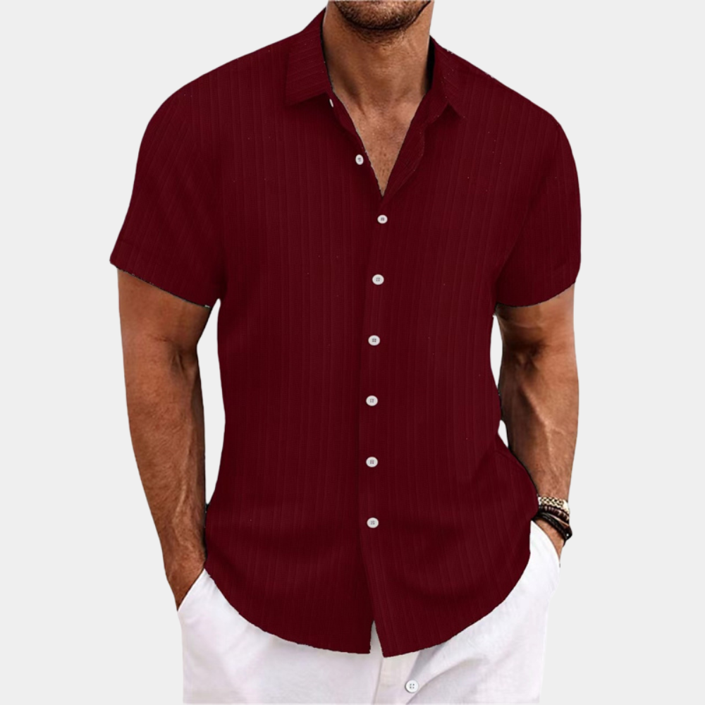 Chemise Homme – Manches Courtes, Chic et Confortable