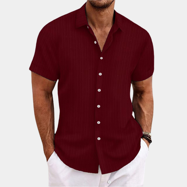 Chemise Homme – Manches Courtes, Chic et Confortable