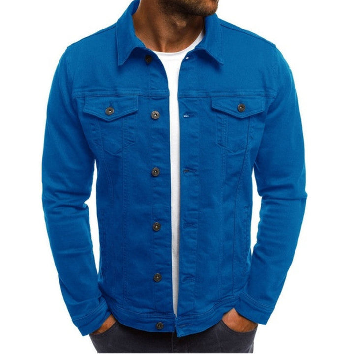 Veste en Jean Homme Décontractée en Denim Bleu – Confort Optimal et Style Unique, Tailles M à 3XL-5