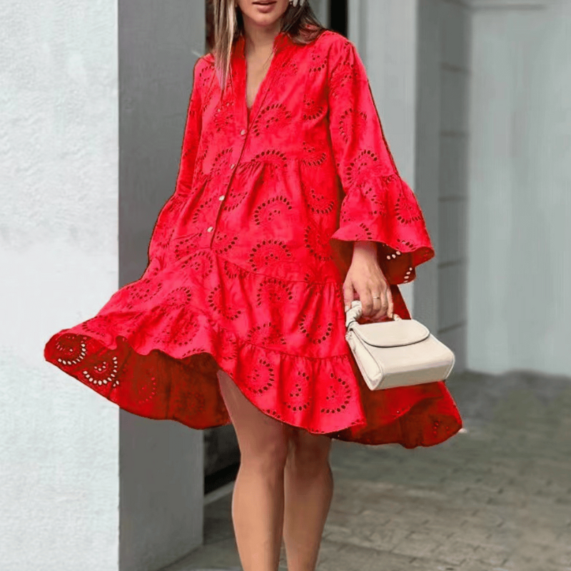 Variant image for Robe Longue Femme Élégante en Tissu Respirant – Confort et Style pour Toutes Occasions-25