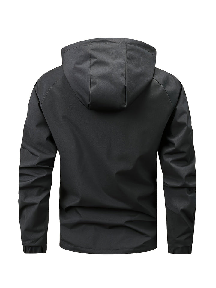 Veste Homme Polyvalente avec Capuche – Robuste pour Printemps/Automne, Long Manches, Décontractée, Confort Optimal-6