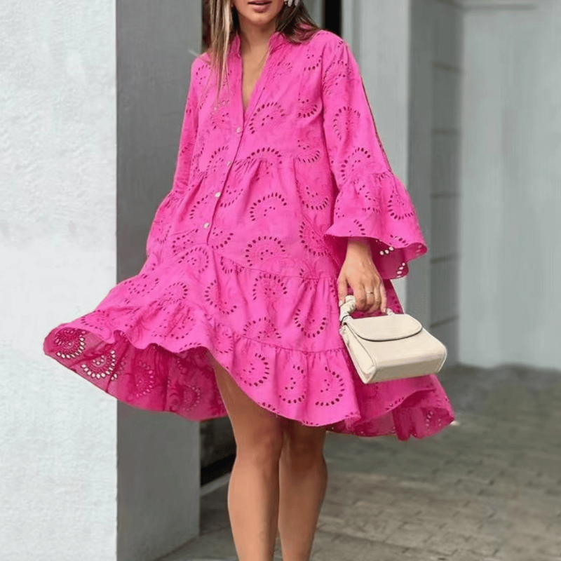 Variant image for Robe Longue Femme Élégante en Tissu Respirant – Confort et Style pour Toutes Occasions-33