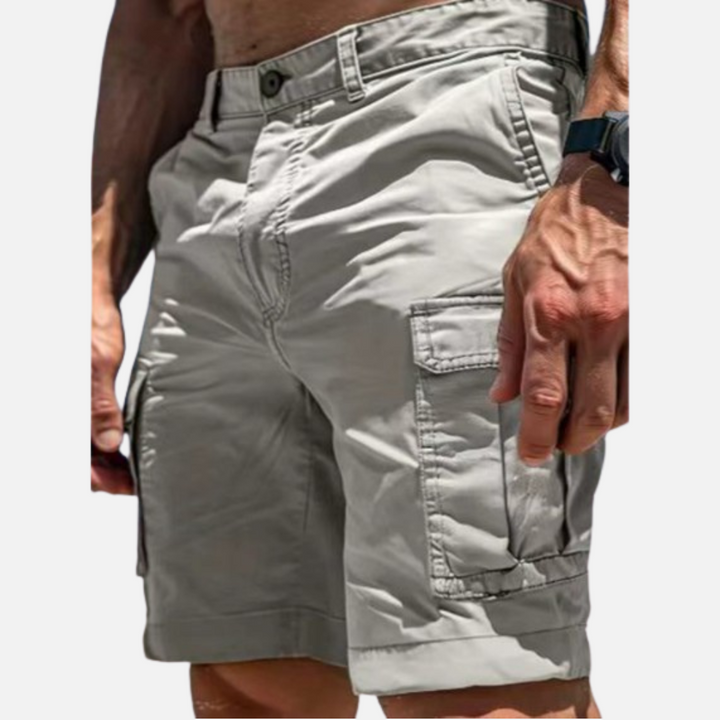 Short Cargo Homme - Confortable Respirant Poches Pratiques