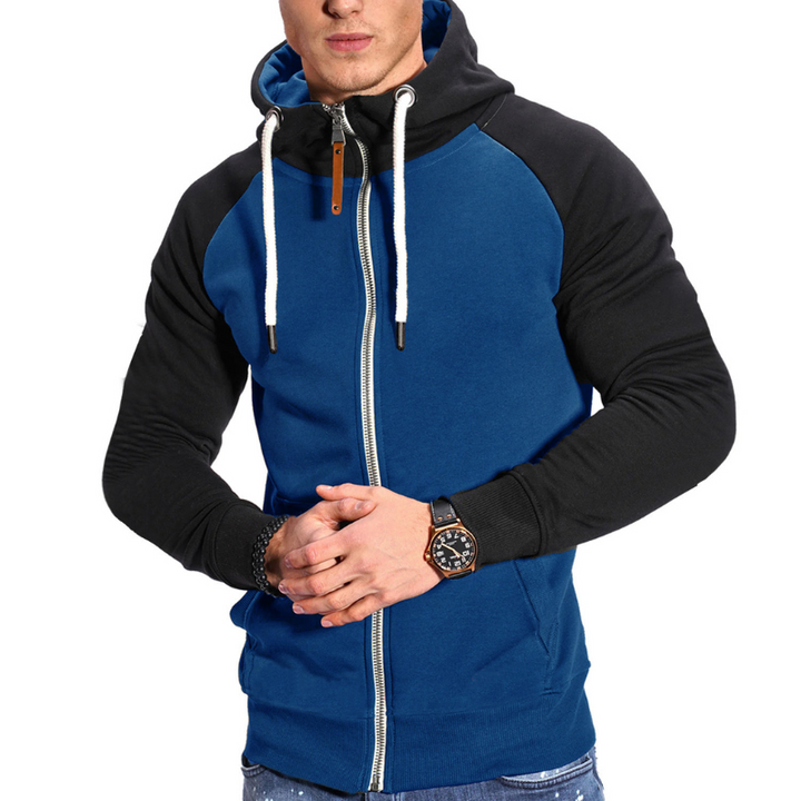 Veste à Capuche Homme - Décontractée Zippée avec Poches