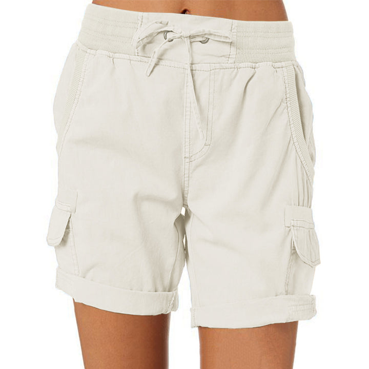 Cargo Short Jean Femme – Taille Haute avec Poches