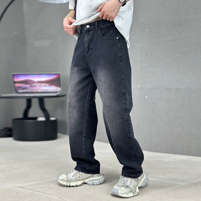 Jeans Pour Hommes – Coupe Droite, Denim, Extensible
