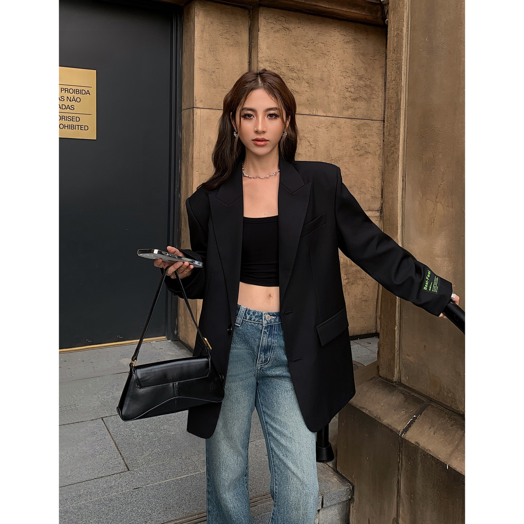 Blazer Femme Oversize – Tissu de Haute Qualité et Confort