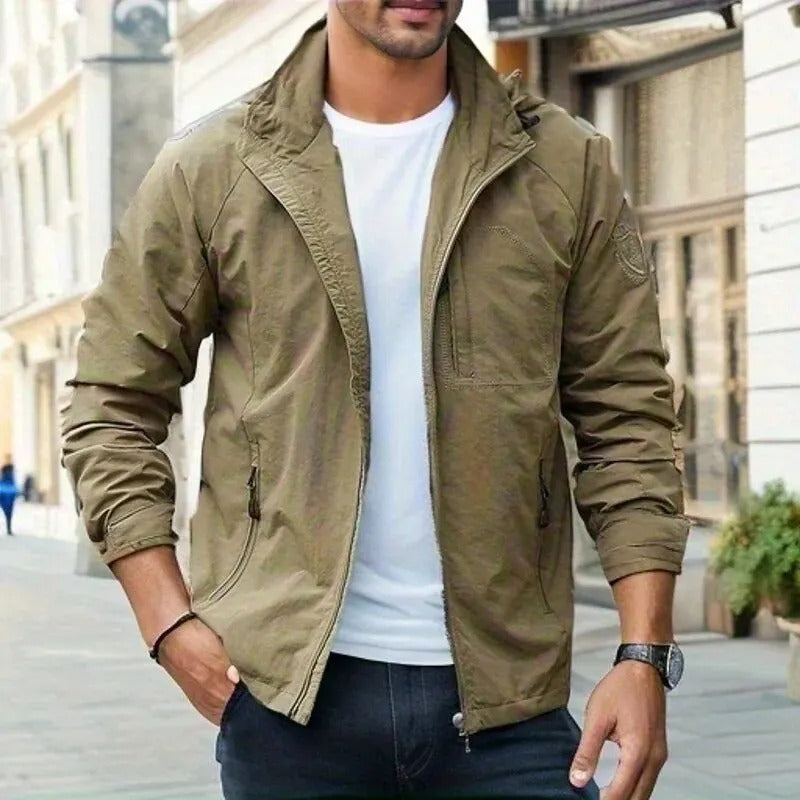 Veste Homme Imperméable et Respirante d'Été – Confort et Style pour le Printemps-1