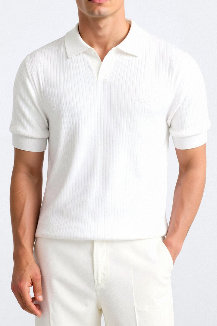 Polo Homme en Coton Côtelé avec Maillage – Confort Optimal et Excellente Ventilation, Idéal pour Activités de Plein Air-6