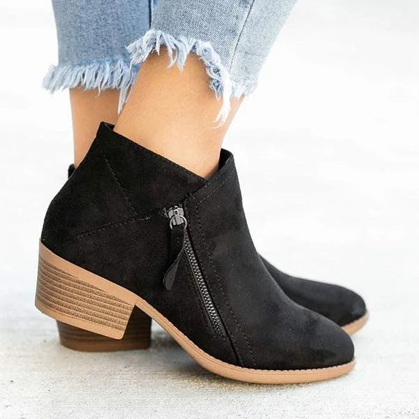 Bottes Orthopédiques en Cuir pour Femmes avec Soutien Optimal et Fermeture Éclair – Confort Élégant pour Toutes Saisons-2