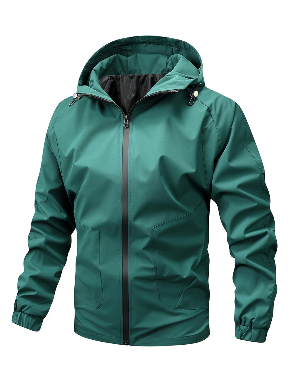 Veste Homme Polyvalente avec Capuche – Robuste pour Printemps/Automne, Long Manches, Décontractée, Confort Optimal-2