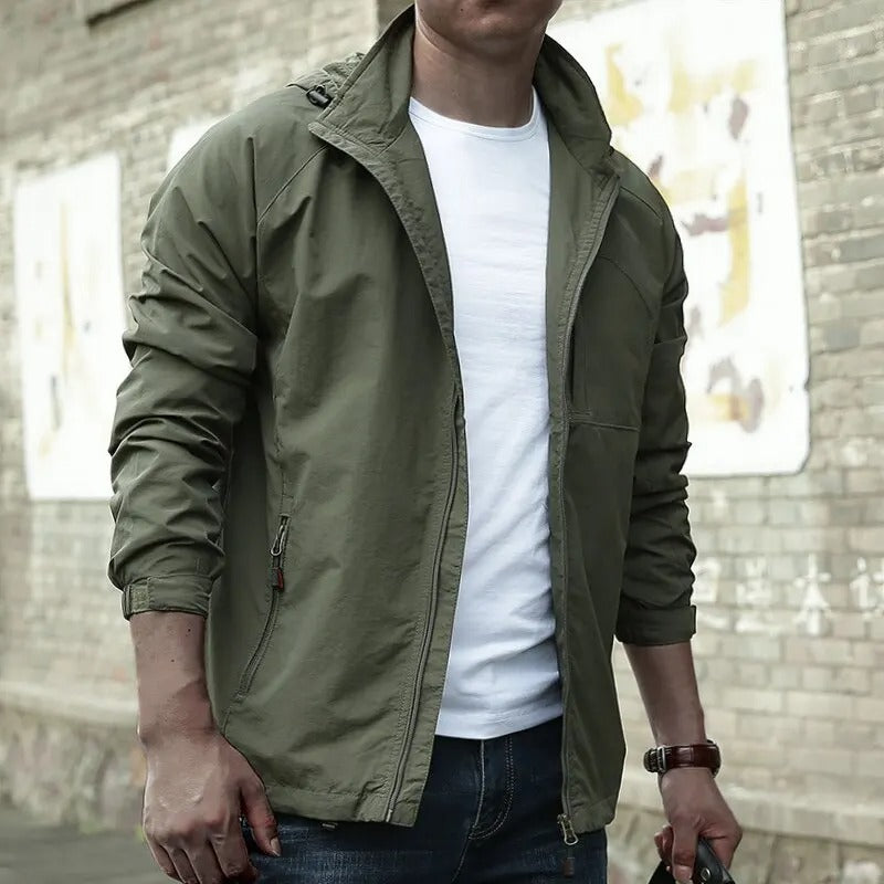 Veste Homme Imperméable et Respirante d'Été – Confort et Style pour le Printemps-2