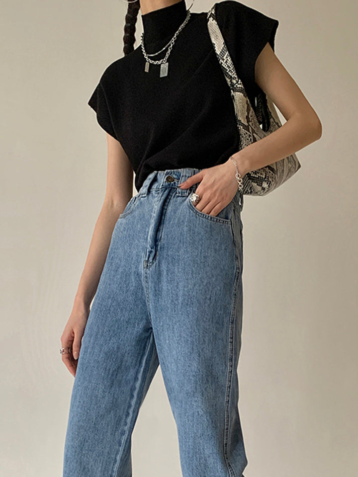 Gilet Sans Manche Femme en Tricot Noir – Confortable, Ajustement Régulier, Idéal pour Toutes Saisons-6