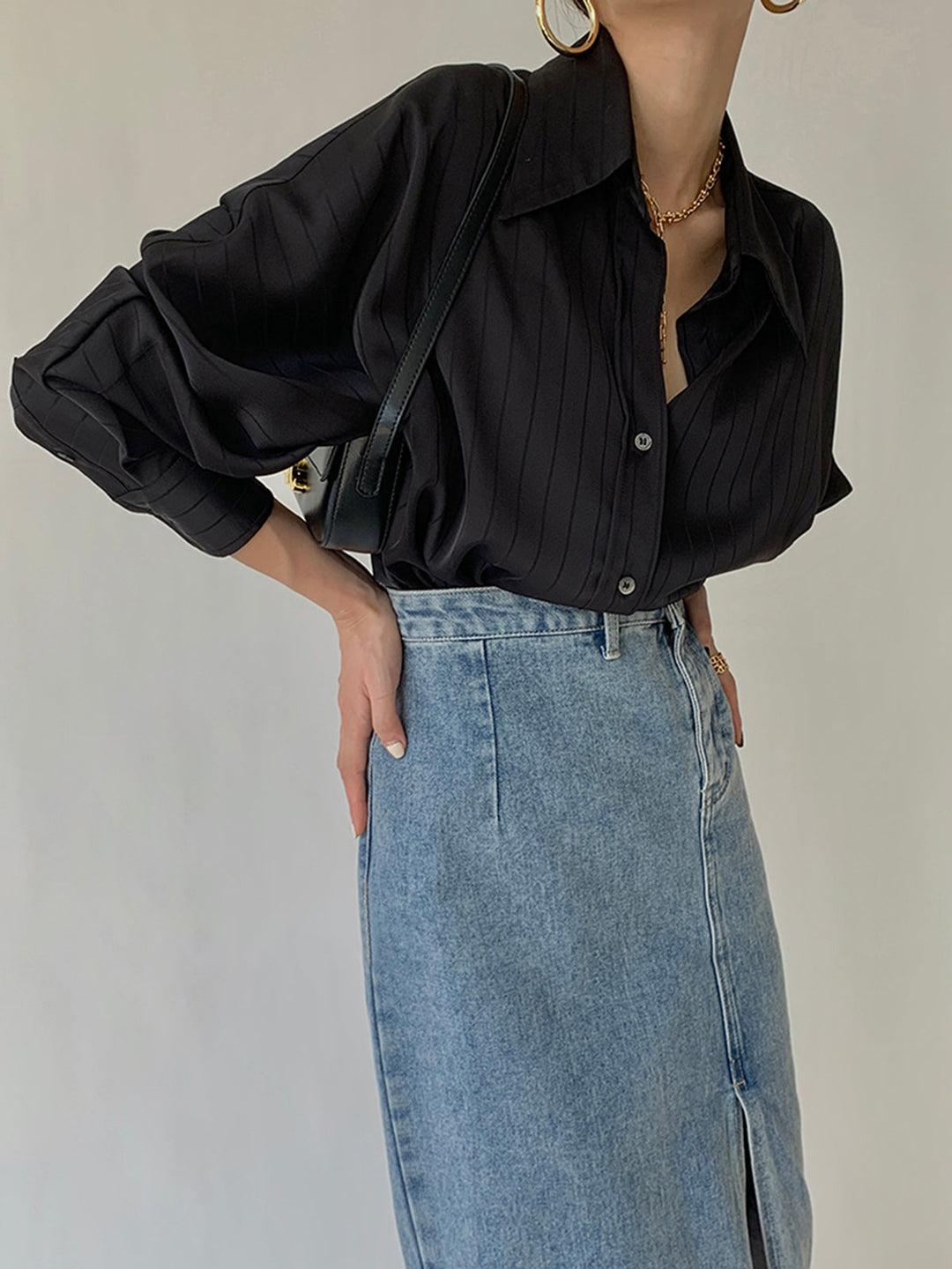 Robe Longue Femme Surdimensionnée à Manches Longues en 100% Polyester – Élégante et Confortable pour Toutes Occasions-3