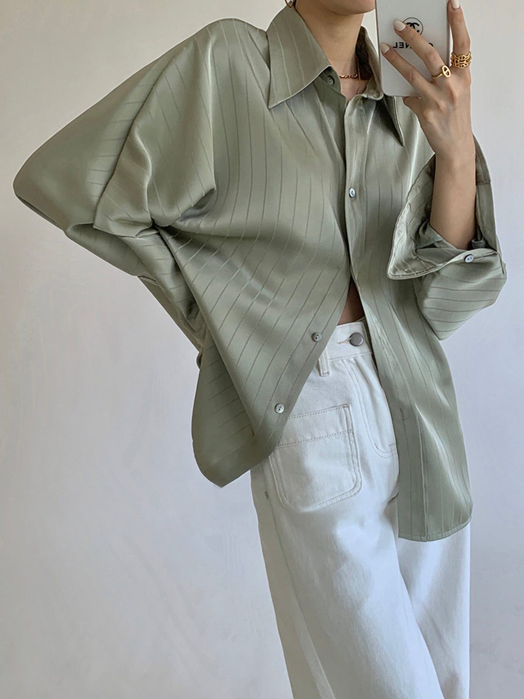 Variant image for Robe Longue Femme Surdimensionnée à Manches Longues en 100% Polyester – Élégante et Confortable pour Toutes Occasions-11