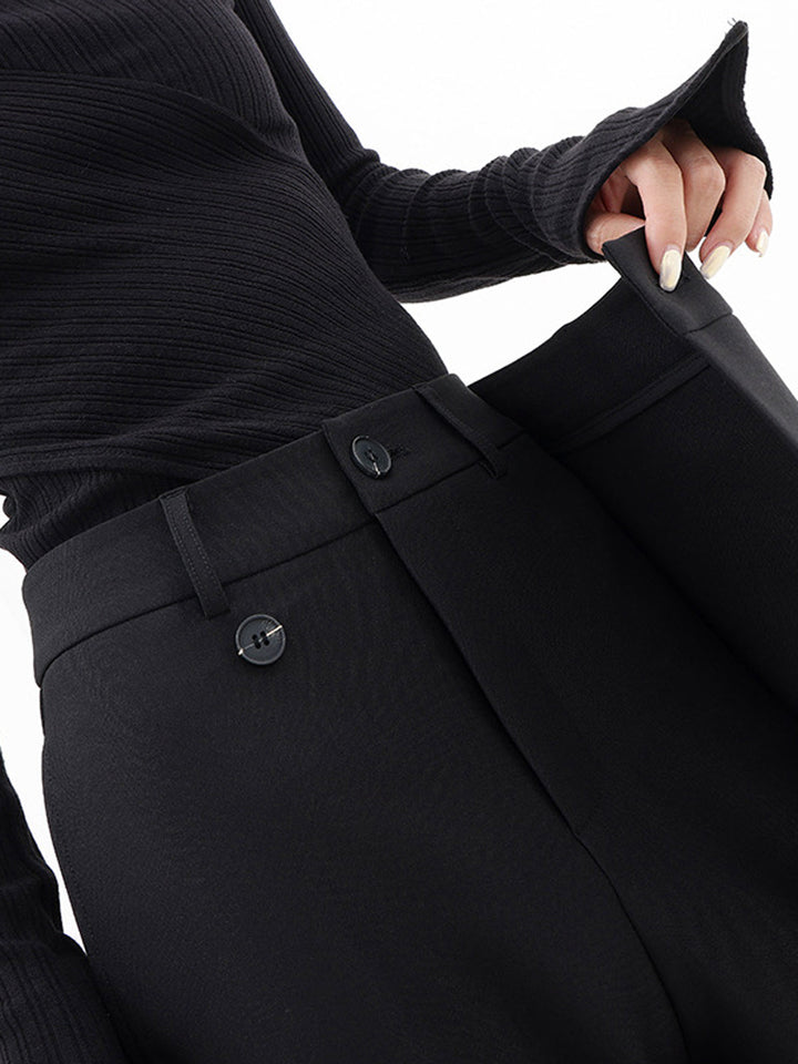Pantalon Fluide Femme Asymétrique en Polyester et Rayonne – Confort Élégant, Longueur Pantalon, Plusieurs Tailles disponibles-3