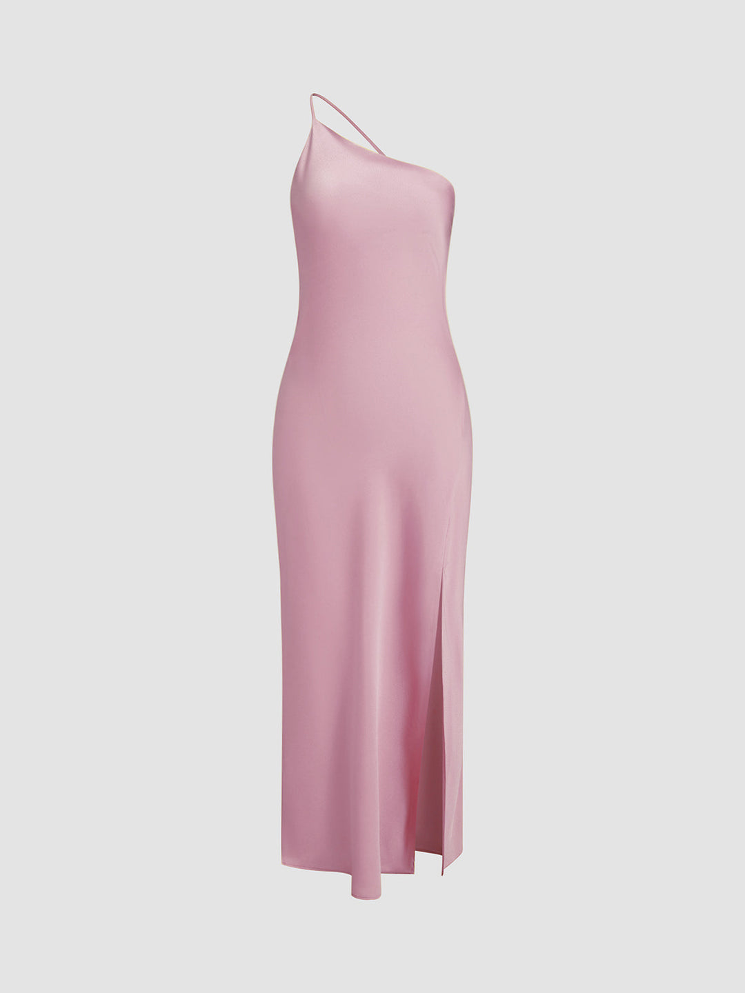Variant image for Robe Longue Satinée Femme à Dos Ouvert avec Fente – Élégante et Confortable pour Soirées et Été-26