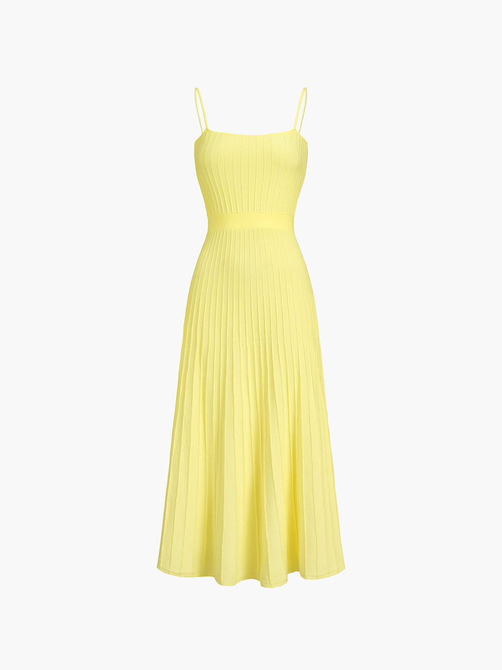 Robe Midi Femme Chic en Polyester et Viscose – Décolleté Sans Manches, Ajustement Régulier, Parfaite pour Toutes les Occasions-2