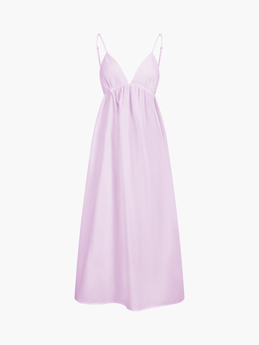 Variant image for Robe Longue Femme en Coton Sans Manches Décolleté en V – Robe Longue Été Maxi Chic et Décontractée-21