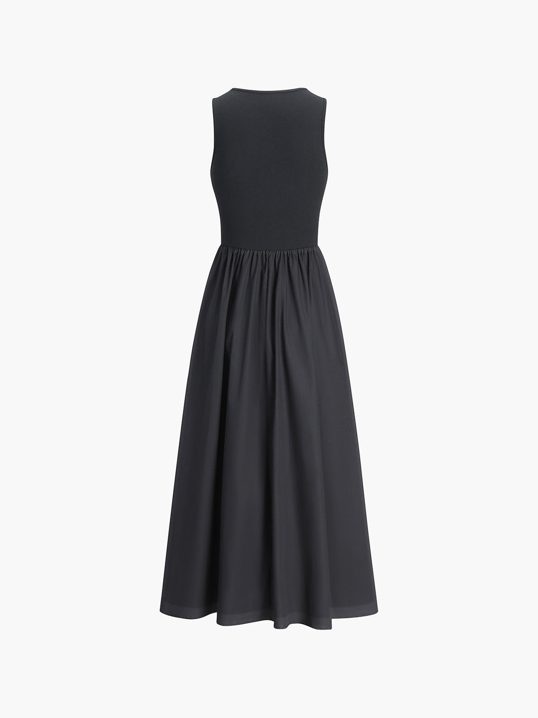 Robe Longue Femme Décontractée en Coton Blanc, Sans Manches, Idéale pour l'Été - Confort Optimal et Style Élégant-6