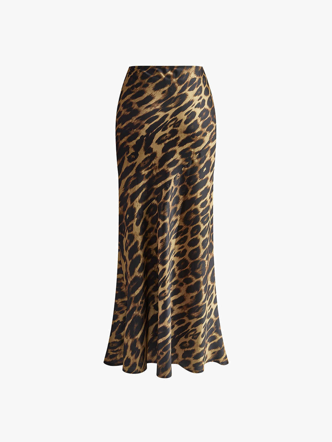 Jupe Maxi Léopard en Polyester Slim Fit – Confort Optimal et Style Élégant, Longueur Maxi-6
