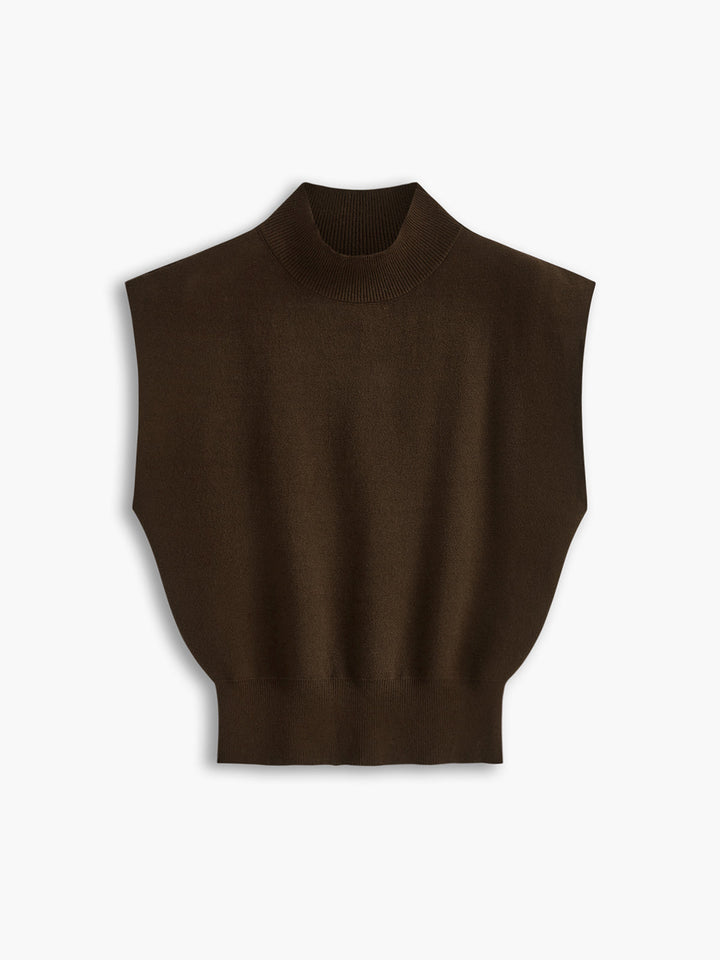 Variant image for Gilet Sans Manche Femme en Tricot Noir – Confortable, Ajustement Régulier, Idéal pour Toutes Saisons-31