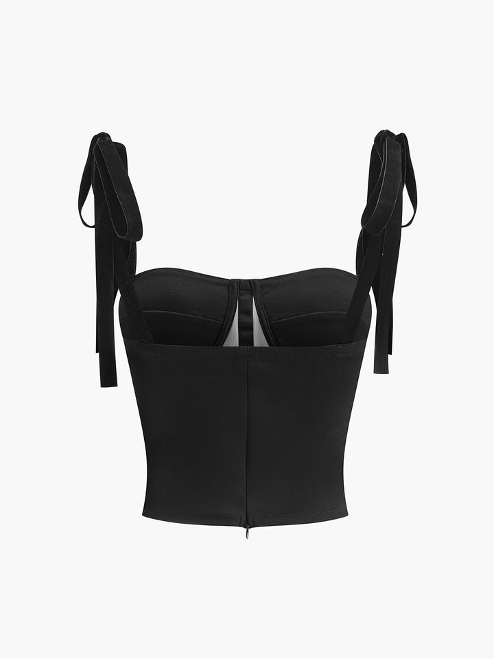 Haut Femme Sans Manches en Polyester Élastique – Décolleté Slim, Confort Optimal, Disponible de XS à XL-4