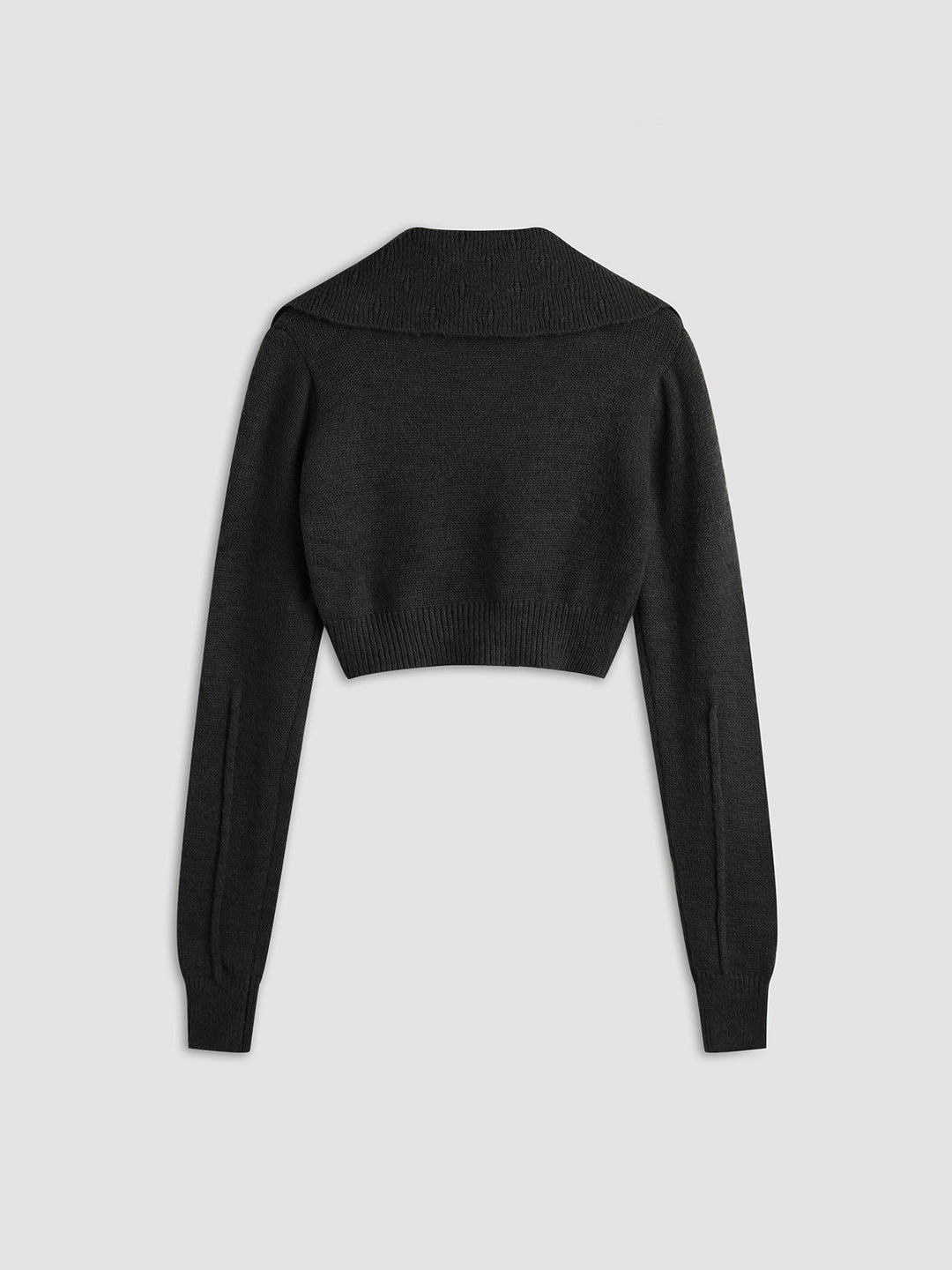 Cardigan Écourté Femme en Acrylique – Confortable et Chaud avec Col Élégant, Idéal pour les Journées Fraîches-6