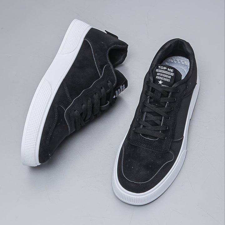 Baskets Basses pour Hommes en PU, Confortables Sneakers avec Semelle PVC et Doublure Douce - Style Décontracté 7