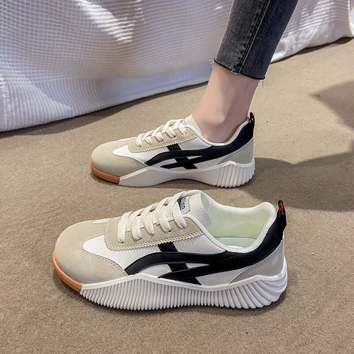 Baskets Confortables en Cuir Écologique – Semelle Antidérapante et Respirante 5